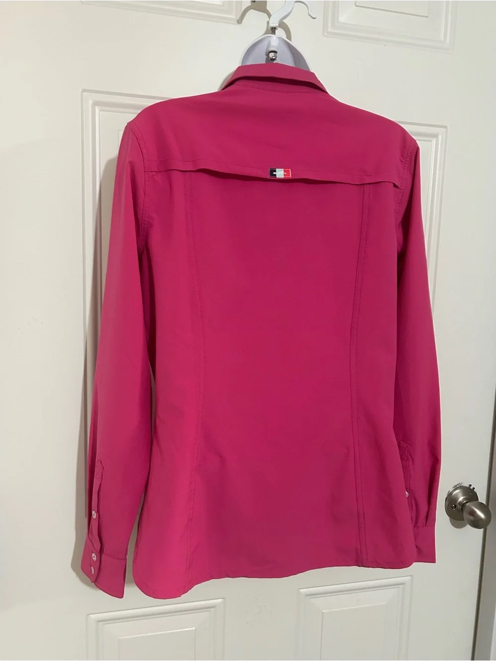 Hunt Club Women's Button-Down Shirt in Bright Pink - Picture 2 of 7